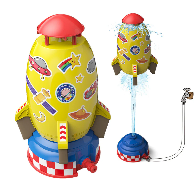 Playbino SkySplash - Magische Fonteinraket voor een Spectaculair Waterfeest