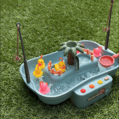 Playbino Eendjes Visspel – Vissen met echt stromend water
