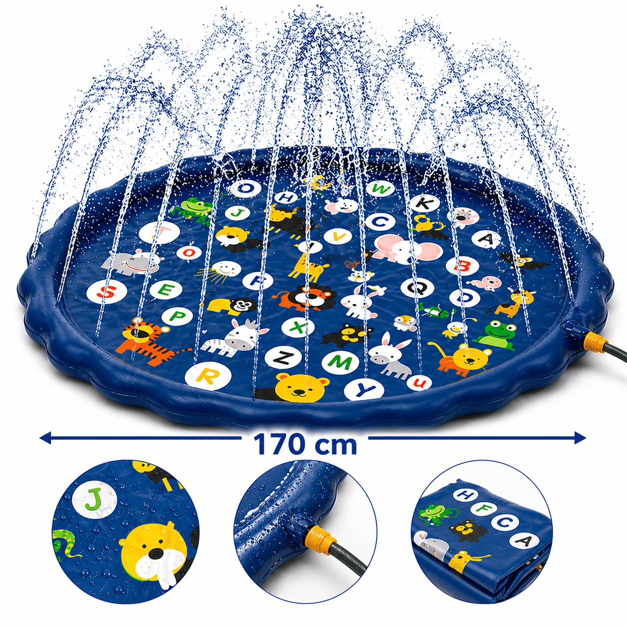 Playbino SpetterMat - Magische waterfontein en watermat