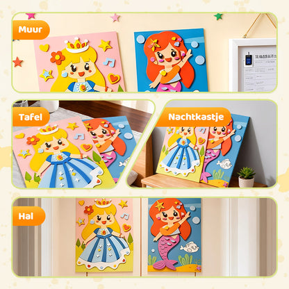 Playbino LeerPlak - 3D EVA knutselstickers voor spelend leren en ontwikkelen