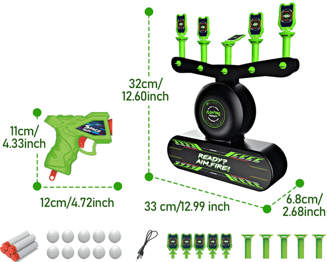 Playbino Zwevend Glow in the Dark Schietspel - Dark Shot