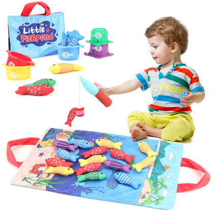 Playbino OceanBuddy - Magnetisch Visspel met Opbergtas - Goed voor Motoriek & Educatief
