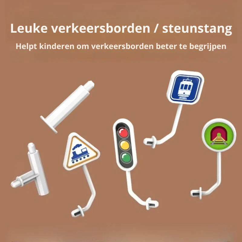 Playbino DIY Cube Track – Magnetische treinbaan voor creatief bouwen