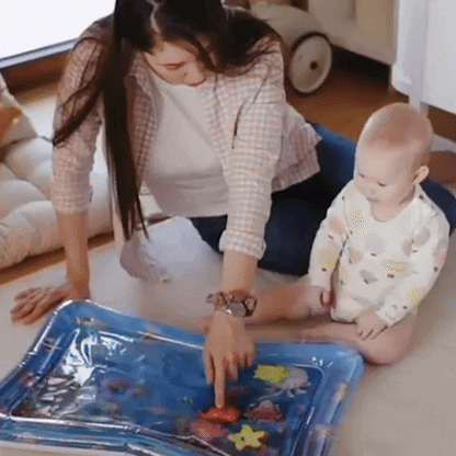 Playbino Baby Watermat – Vulbare Speelmat met Bewegende Zeediertjes