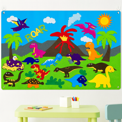 Playbino ViltBord - Creatief verhalen viltbord voor eindeloos spelen & verzinnen