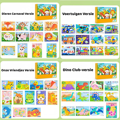 Playbino LeerPlak - 3D EVA knutselstickers voor spelend leren en ontwikkelen