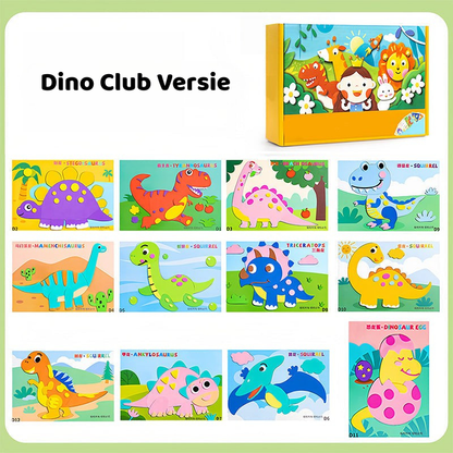 Playbino LeerPlak - 3D EVA knutselstickers voor spelend leren en ontwikkelen