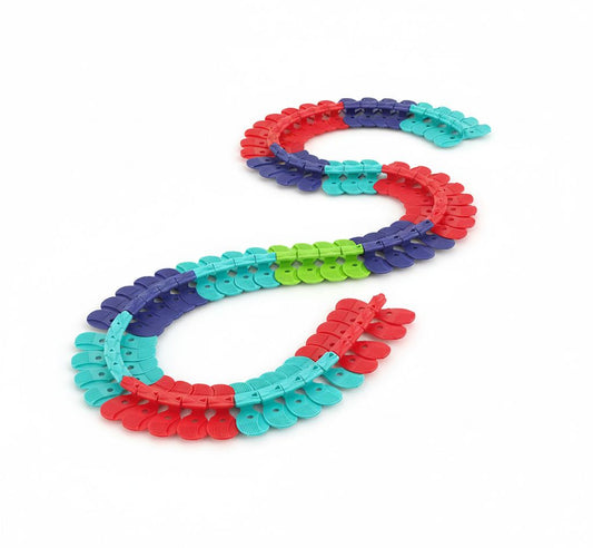 Playbino FlexiTrack uitbreidingsset 46 delig - Bouw de racebaan van je dromen