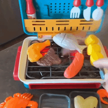 Playbino GrillMaster - Speelgoed Barbecueset met rook- en stoomeffect