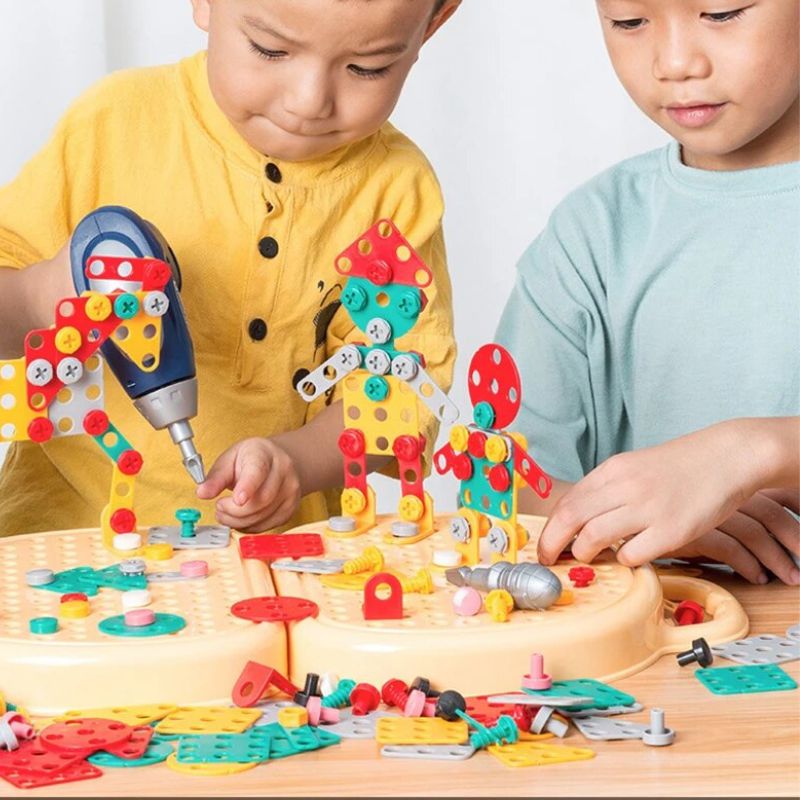 Playbino BuildMaster - Montessori bouwkoffer voor kinderen