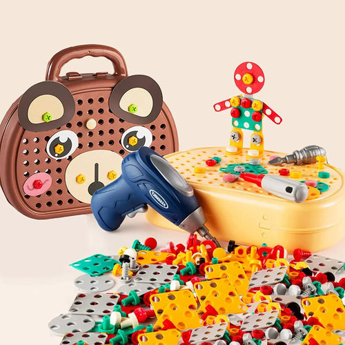 Playbino BuildMaster - Montessori bouwkoffer voor kinderen