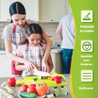 Playbino Kleine Chef Set - Kindvriendelijke kookset met veilige hulpmiddelen