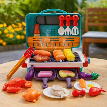 Playbino GrillMaster - Speelgoed Barbecueset met rook- en stoomeffect
