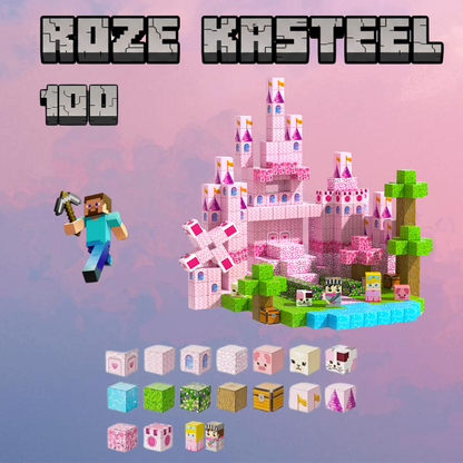 Playbino Minecraft Magnetische Bouw Blokken 100/150 Stuks Fantasy Editie