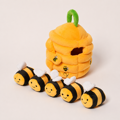 Playbino KnuffelHuis - Montessori knuffelhuisje - Zintuiglijk & interactief leerspeelgoed