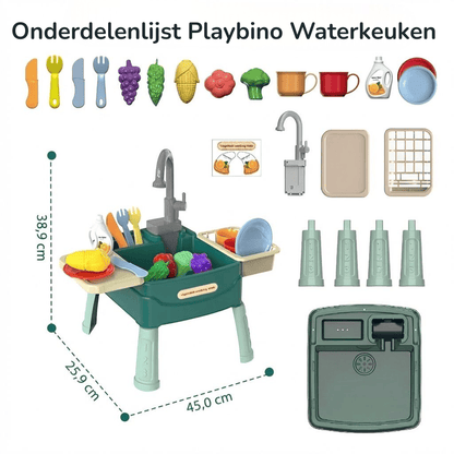 Playbino WaterKeuken - Magische speelset met werkende kraan
