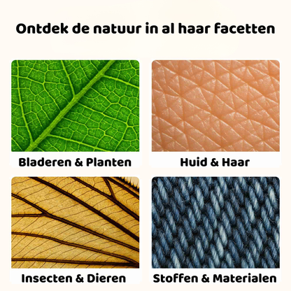 Playbino OntdekScope - Draagbare kindermicroscoop met ingebouwd HD-scherm