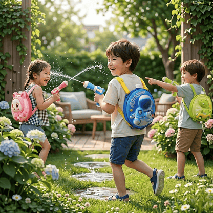 Playbino AquaBack - Waterpistool met rugzak 2 liter - Non-stop spetterplezier