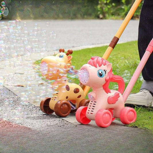 Playbino BubbelBuddy - Bellenblaas Duwwagen voor een magisch bellenparadijs
