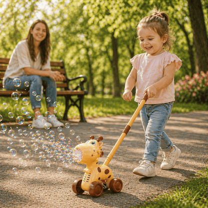 Playbino BubbelBuddy - Bellenblaas Duwwagen voor een magisch bellenparadijs