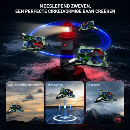 Playbino CloudCruiser Army Editie – RC Vliegtuig Ultra Lichtgewicht & Bestuurbaar