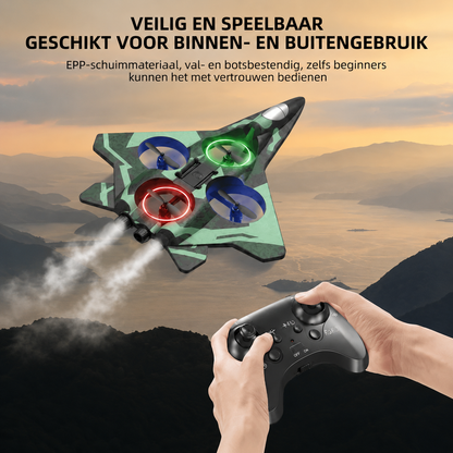 Playbino CloudCruiser Army Editie – RC Vliegtuig Ultra Lichtgewicht & Bestuurbaar