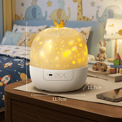 Playbino DreamProjector - Rustgevend Projectie Nachtlampje met Muziek & Timerfunctie
