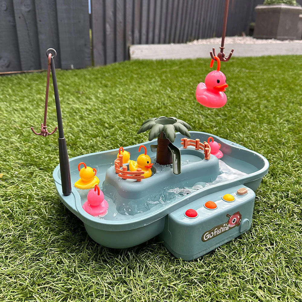 Playbino Eendjes Visspel – Vissen met echt stromend water
