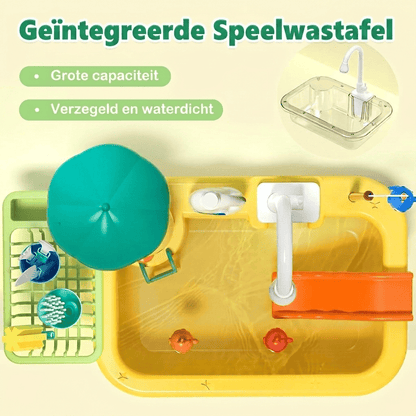 Playbino Gootsteen Speelgoed - Speelgoed gootsteen met stromend water