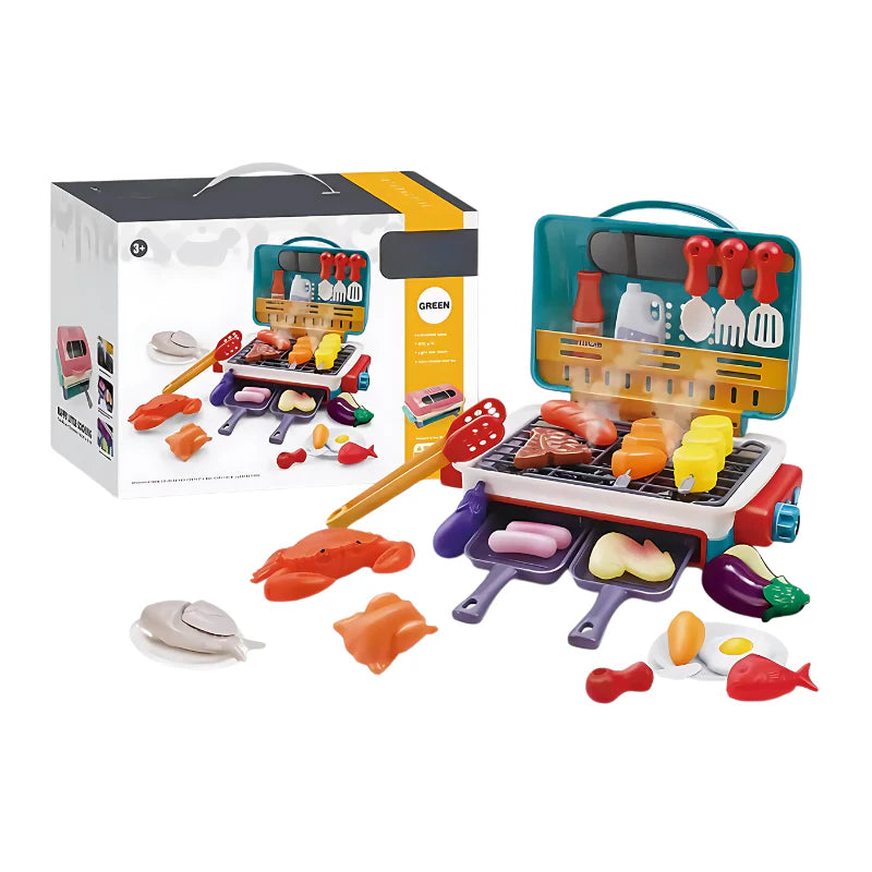Playbino GrillMaster - Speelgoed Barbecueset met rook- en stoomeffect