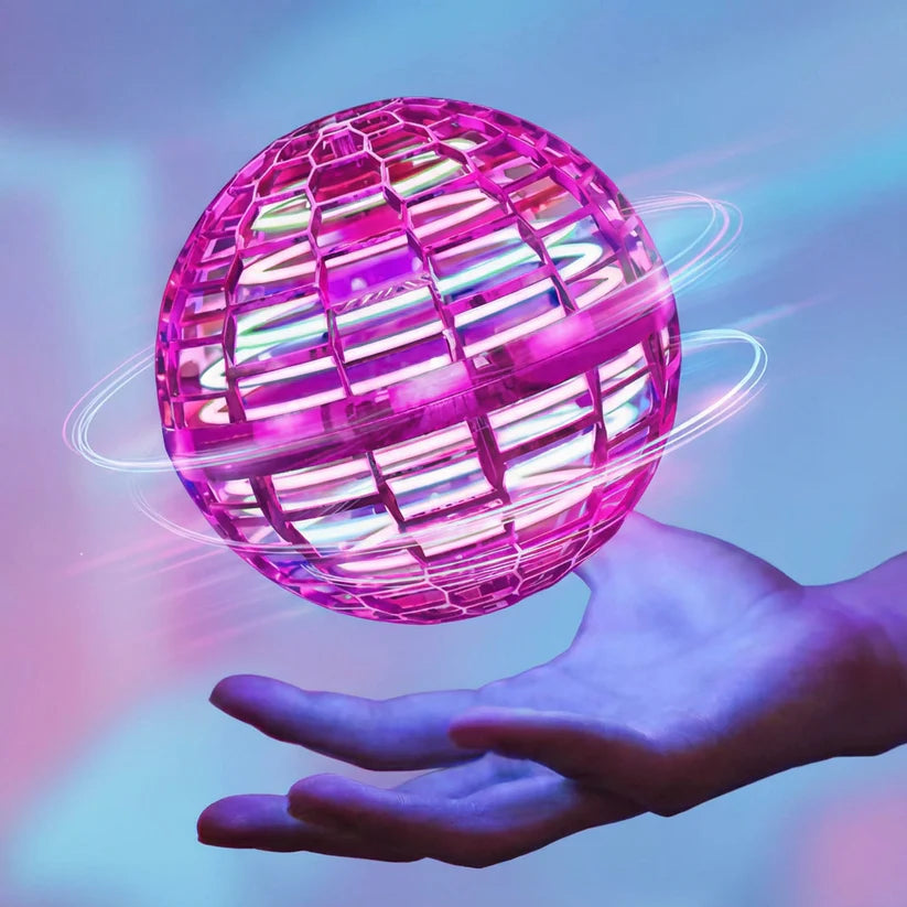 Playbino MagicBoemerang - Magische Vliegende Bal & Mini Drone bal met LED