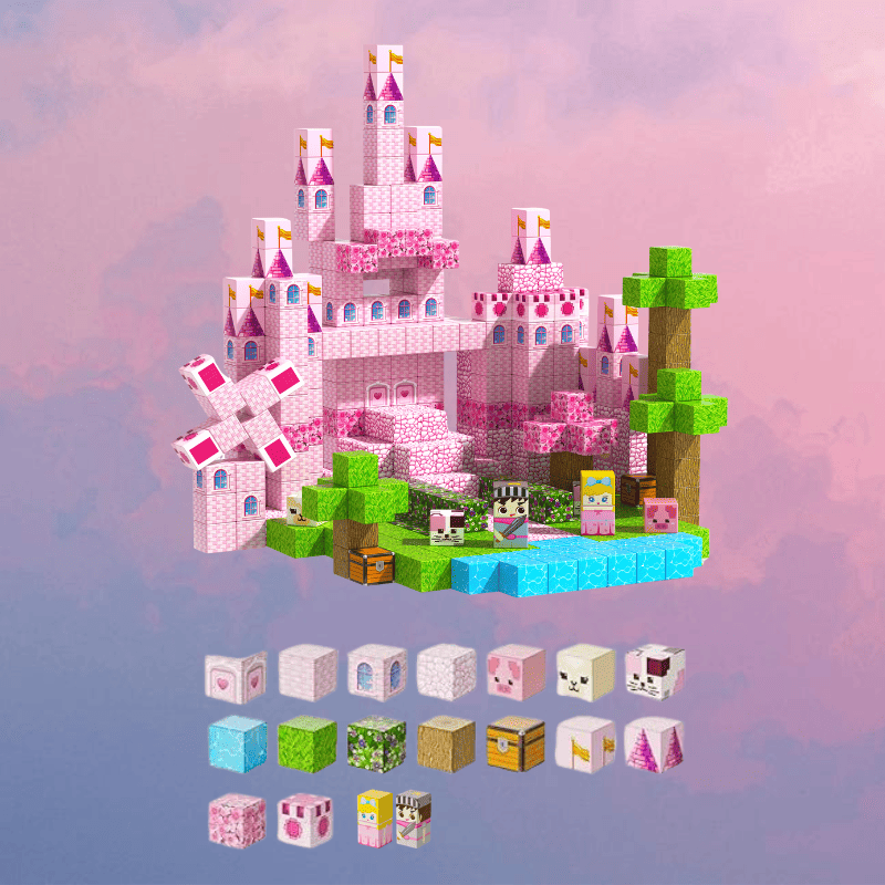 Playbino Magnetische Bouwblokken 100 Stuks Fantasy Editie