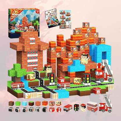 Playbino Magnetische Bouwblokken 100 Stuks Adventure Editie
