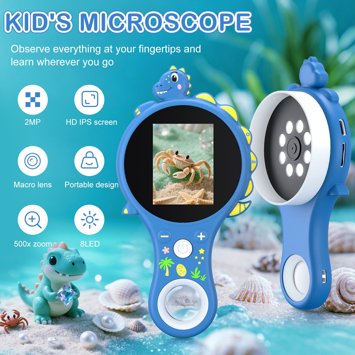 Playbino MicroZoom - Digitale STEM Microscoop met foto functie