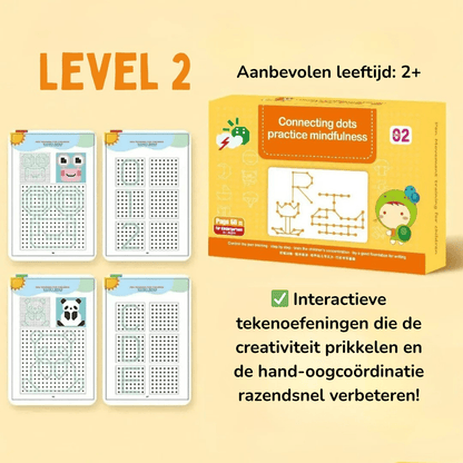 Playbino SchrijfLijn - Spelend leren schrijven - Herbruikbaar oefenboek