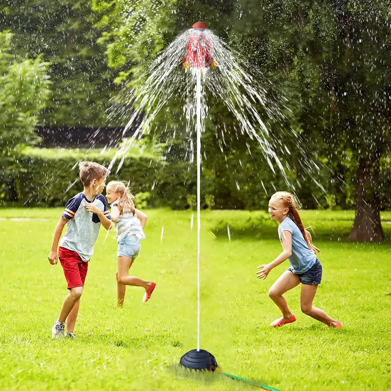 Playbino SkySplash - Magische Fonteinraket voor een Spectaculair Waterfeest