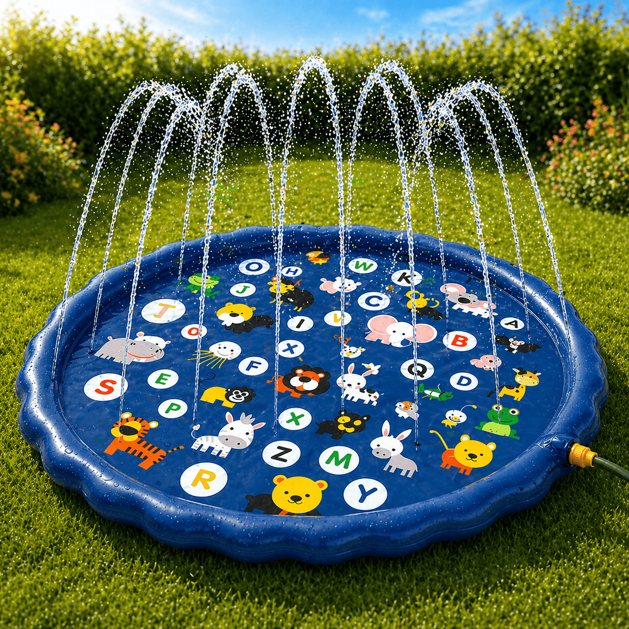 Playbino SpetterMat - Magische waterfontein en watermat