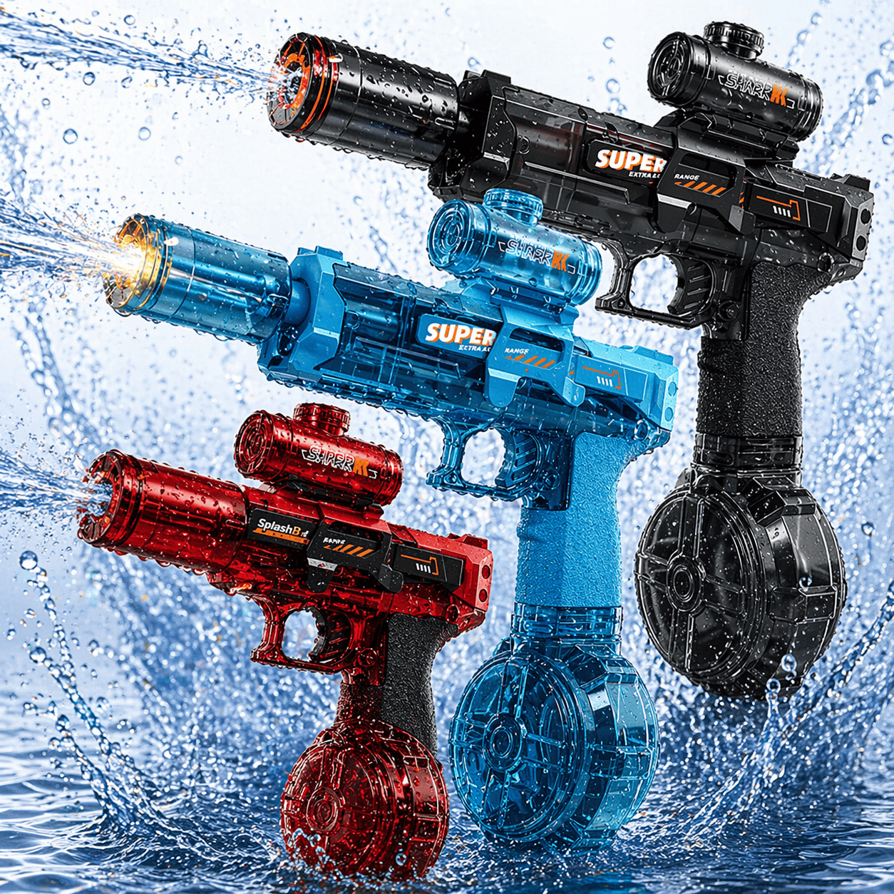 Playbino SplashBlitz - Elektrisch & Automatisch Waterpistool