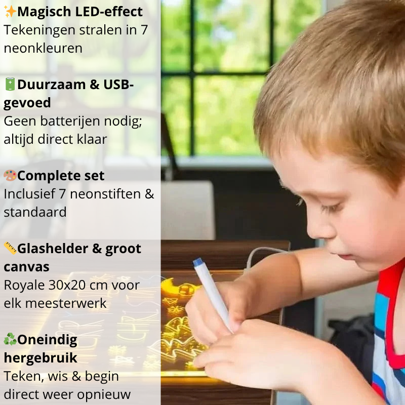 Playbino LichtTekenaar - Breng je tekeningen tot leven met LED