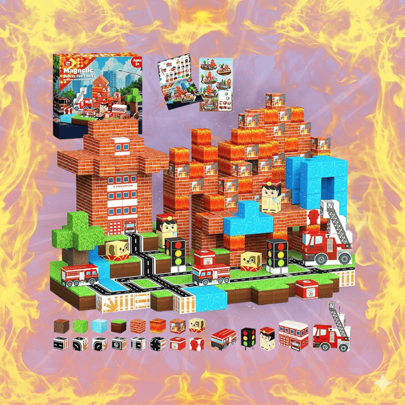 Playbino Magnetische Bouwblokken 100 Stuks Adventure Editie