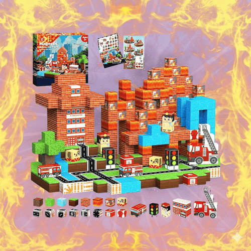 Playbino Magnetische Bouwblokken 100 Stuks Adventure Editie