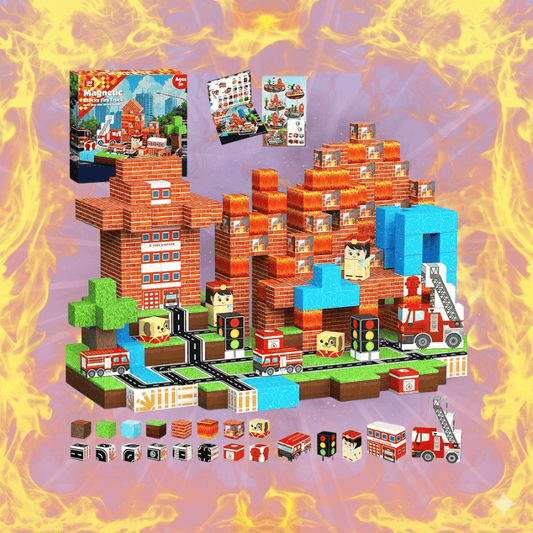 Playbino Magnetische Bouwblokken 100 Stuks Adventure Editie