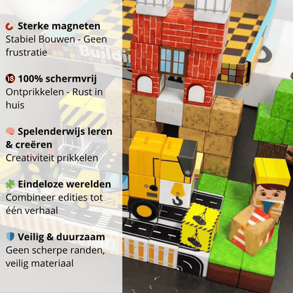 Playbino Magnetische Bouwblokken 100 Stuks Adventure Editie