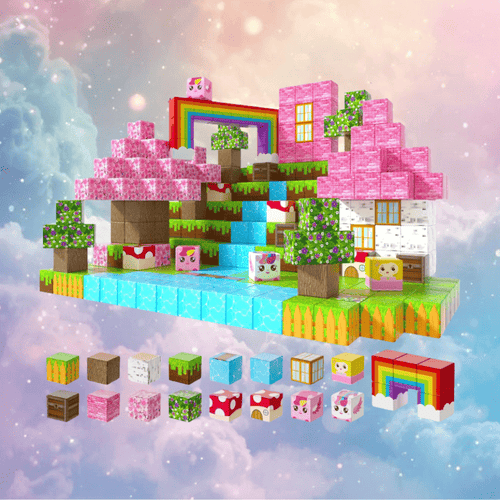 Playbino Magnetische Bouwblokken 100 Stuks Fantasy Editie