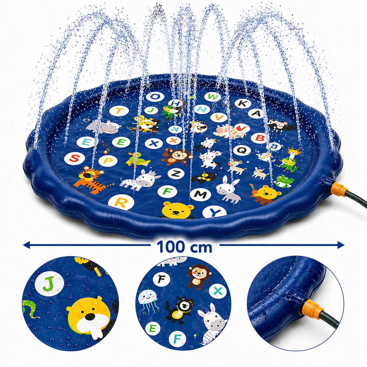 Playbino SpetterMat - Magische waterfontein en watermat