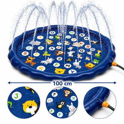 Playbino SpetterMat - Magische waterfontein en watermat