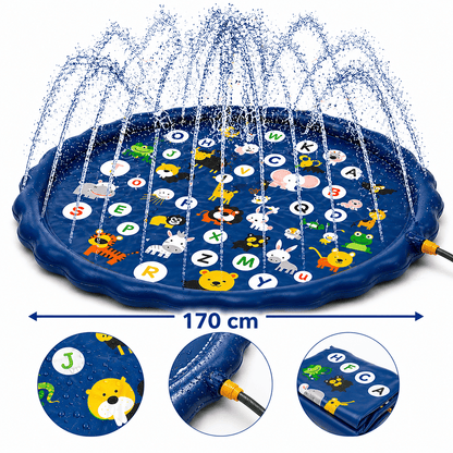 Playbino SpetterMat - Magische waterfontein en watermat