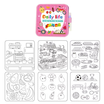 Playbino Waterboek - Magisch kleuren met waterstiften