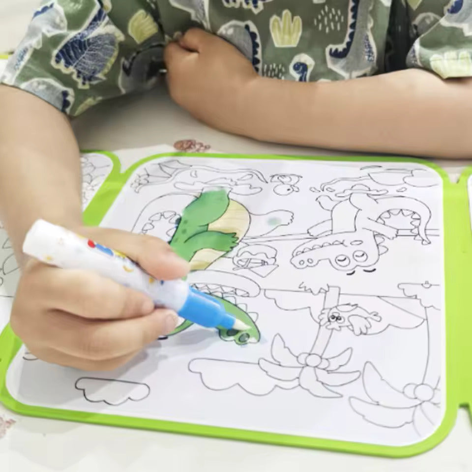 Playbino Waterboek - Magisch kleuren met waterstiften