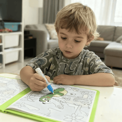 Playbino Waterboek - Magisch kleuren met waterstiften